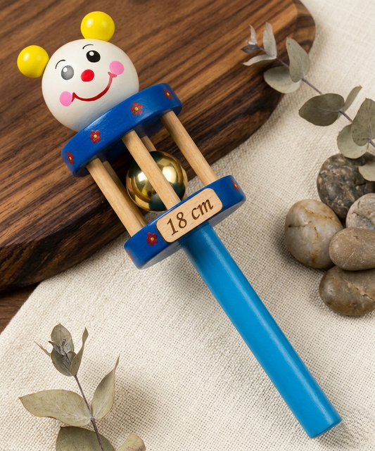 Little Melody Non-Toxic Wooden Rattle Toy