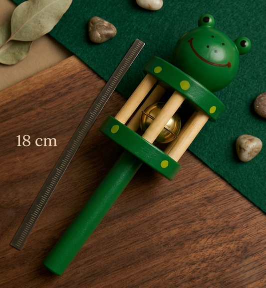 Little Melody Non-Toxic Wooden Rattle Toy